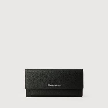 VERA BIFOLD LONG WALLET WITH ZIP COMPARTMENT (BOX GUSSET)