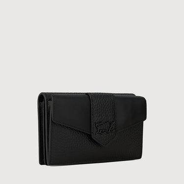 BINDAN BIFOLD SHORT WALLET WITH EXTERNAL COIN COMPARTMENT