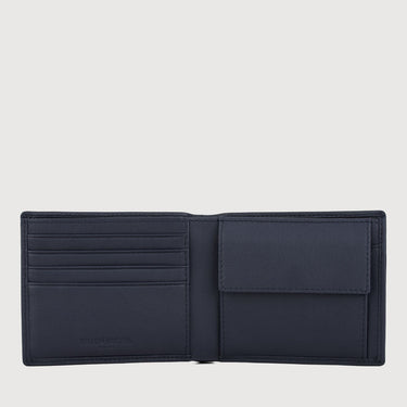 STITCH BIFOLD WALLET WITH COIN COMPARTMENT