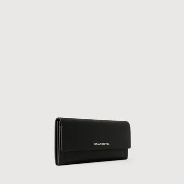 VERA BIFOLD LONG WALLET WITH ZIP COMPARTMENT (BOX GUSSET)