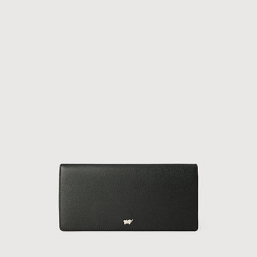 HINNA BIFOLD LONG WALLET WITH ZIP COMPARTMENT (BOX GUSSET)