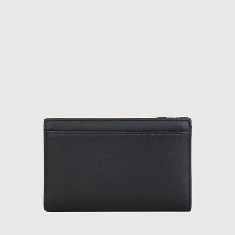 URANIA BIFOLD 3/4 WALLET WITH EXTERNAL COIN COMPARTMENT