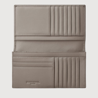 ADAM BIFOLD LONG WALLET WITH ZIP COMPARTMENT (BOX GUSSET)