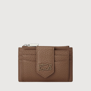 BINDAN CARD HOLDER WITH EXTERNAL COIN COMPARTMENT