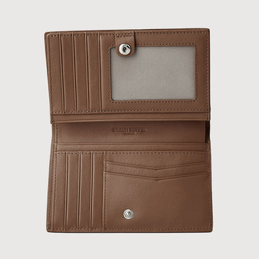 BINDAN BIFOLD SHORT WALLET WITH EXTERNAL COIN COMPARTMENT