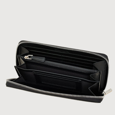 CANVA ZIP LONG WALLET (3 GUSSET)