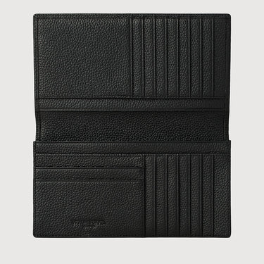 CASPER BIFOLD LONG WALLET WITH ZIP COMPARTMENT (BOX GUSSET)
