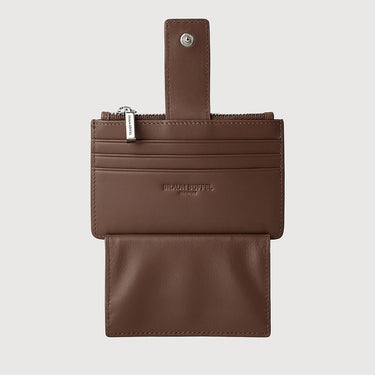 JIL CARD HOLDER WITH EXTERNAL COIN COMPARTMENT