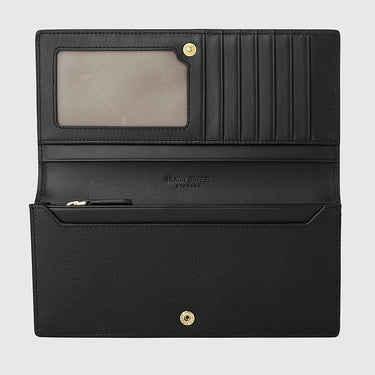 NOLEN BIFOLD LONG WALLET WITH ZIP COMPARTMENT (BOX GUSSET)