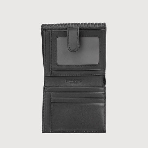 POMMICE BIFOLD SMALL WALLET WITH EXTERNAL COIN COMPARTMENT