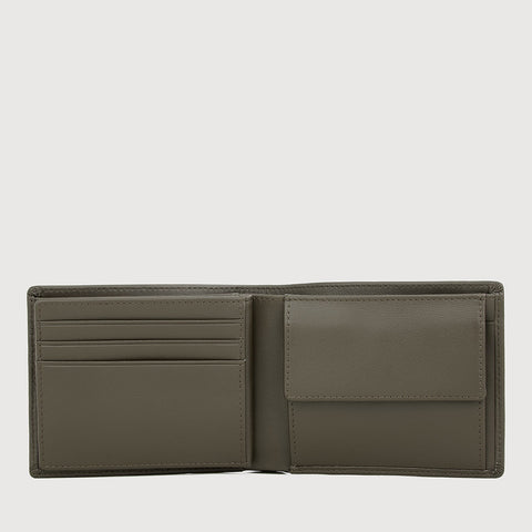 STUDIO CENTRE FLAP WALLET WITH COIN COMPARTMENT