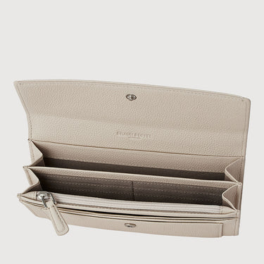 VERA BIFOLD LONG WALLET WITH ZIP COMPARTMENT (BOX GUSSET)