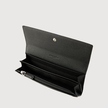 VERA BIFOLD LONG WALLET WITH ZIP COMPARTMENT (BOX GUSSET)