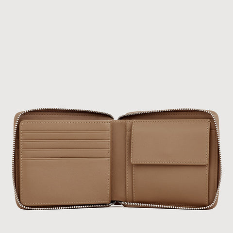 ADAM ZIP CENTRE FLAP WALLET WITH COIN COMPARTMENT