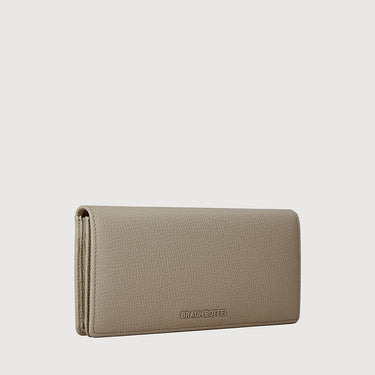 NINA BI-FOLD LONG WALLET WITH ZIP COMPARTMENT (BOX GUSSET)