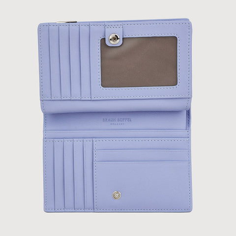 URANIA BIFOLD 3/4 WALLET WITH EXTERNAL COIN COMPARTMENT