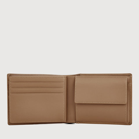 ADAM CENTRE FLAP WALLET WITH COIN COMPARTMENT