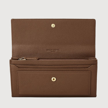 VERA BIFOLD LONG WALLET WITH ZIP COMPARTMENT (BOX GUSSET)