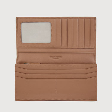STRAZA BIFOLD LONG WALLET WITH ZIP COMPARTMENT (BOX GUSSET)