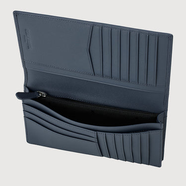 SEISMIC BI-FOLD LONG WALLET WITH ZIP COMPARTMENT (BOX GUSSET)