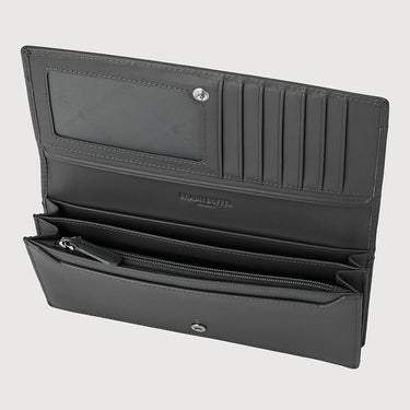 EYANA BI-FOLD LONG WALLET (BOX GUSSET WITH ZIP)