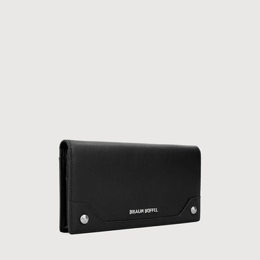 STRAZA BIFOLD LONG WALLET WITH ZIP COMPARTMENT (BOX GUSSET)