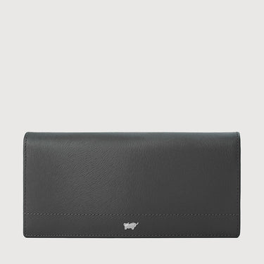 EYANA BI-FOLD LONG WALLET (BOX GUSSET WITH ZIP)