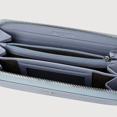 EYANA ZIP LONG WALLET (3 GUSSET)