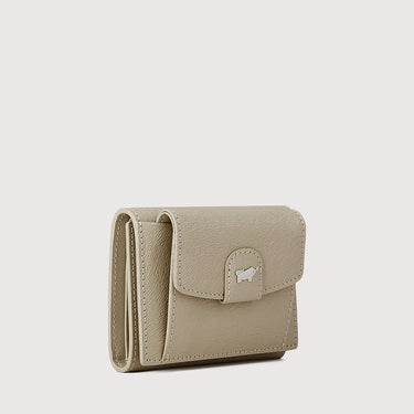 SOPHENA TRIFOLD SMALL WALLET WITH EXTERNAL COIN COMPARTMENT