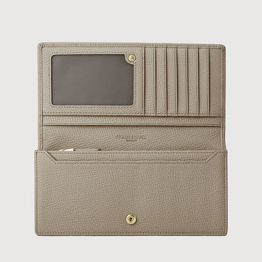 NINA BI-FOLD LONG WALLET WITH ZIP COMPARTMENT (BOX GUSSET)