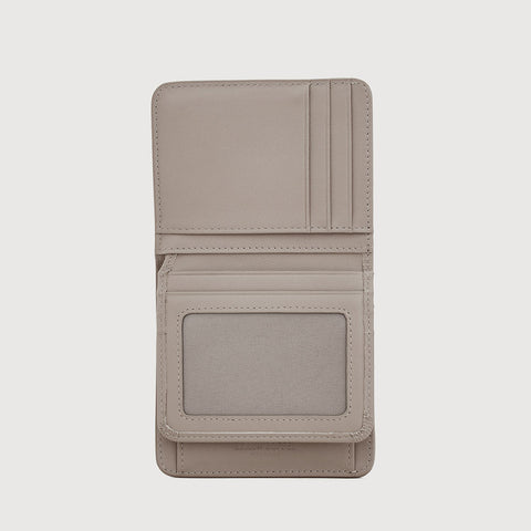 ELARA BIFOLD CENTRE FLAP SMALL WALLET WITH COIN COMPARTMENT