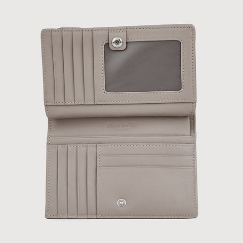 URANIA BIFOLD 3/4 WALLET WITH EXTERNAL COIN COMPARTMENT