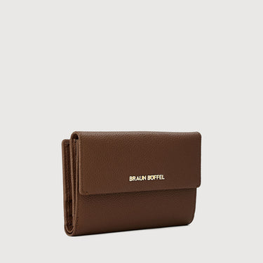 VERA BIFOLD SHORT WALLET WITH EXTERNAL COIN COMPARTMENT