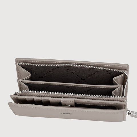 URANIA BIFOLD 3/4 WALLET WITH EXTERNAL COIN COMPARTMENT