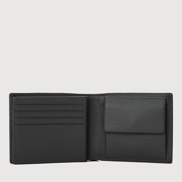 SEISMIC CENTRE FLAP WALLET WITH COIN COMPARTMENT