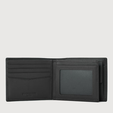 SEISMIC CENTRE FLAP WALLET WITH COIN COMPARTMENT