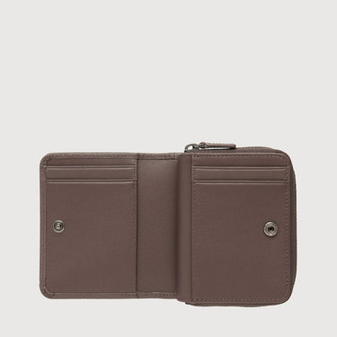 VIKTOR CARD HOLDER WITH EXTERNAL COIN COMPARTMENT