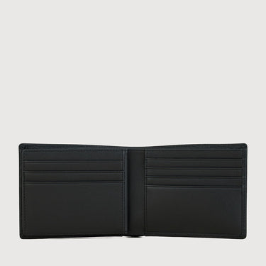 Braun Büffel black M wallet interior with multiple card slots