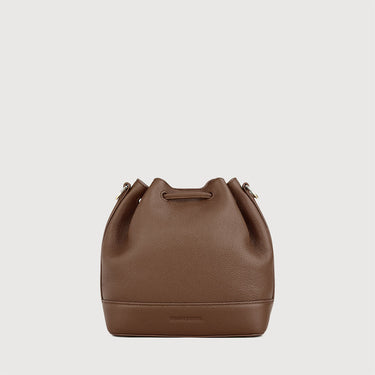 Braun Büffel bran small bucket bag back view