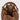 Brown pebbled leather mini bucket bag with drawstring opening and top handle by Braun Büffel