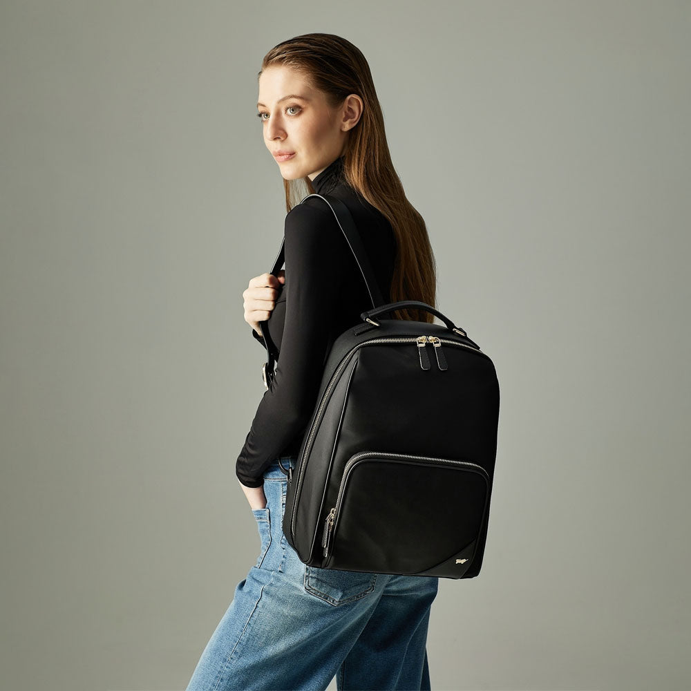 black leather backpack malaysia MAPLE LARGE BACKPACK – Braun Büffel Malaysia