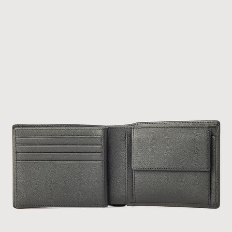 SEISMIC CENTRE FLAP WALLET WITH COIN COMPARTMENT