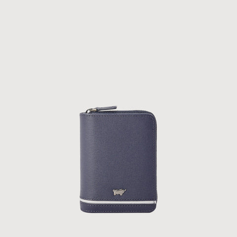 VIKTOR CARD HOLDER WITH EXTERNAL COIN COMPARTMENT