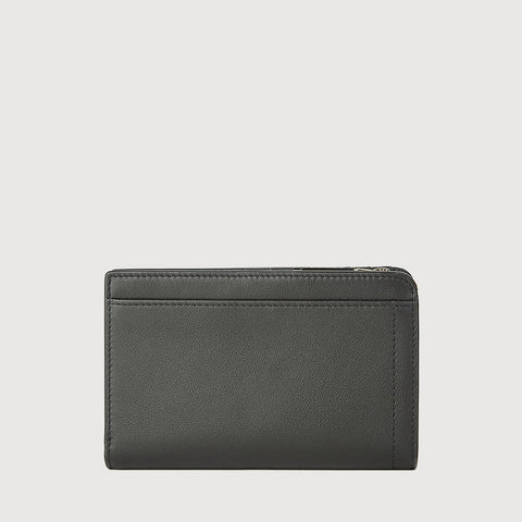 NANA BIFOLD 3/4 WALLET WITH EXTERNAL COIN COMPARTMENT