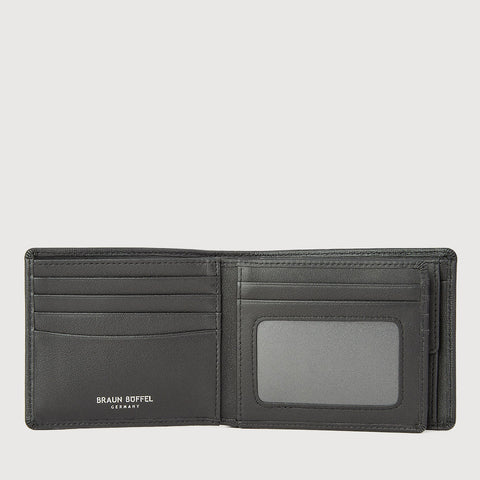 BERGEN CENTRE FLAP WALLET WITH COIN COMPARTMENT