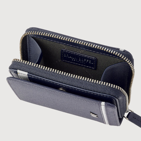 VIKTOR CARD HOLDER WITH EXTERNAL COIN COMPARTMENT