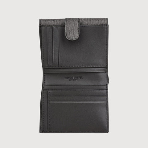 YARA BIFOLD SMALL WALLET WITH EXTERNAL COIN COMPARTMENT