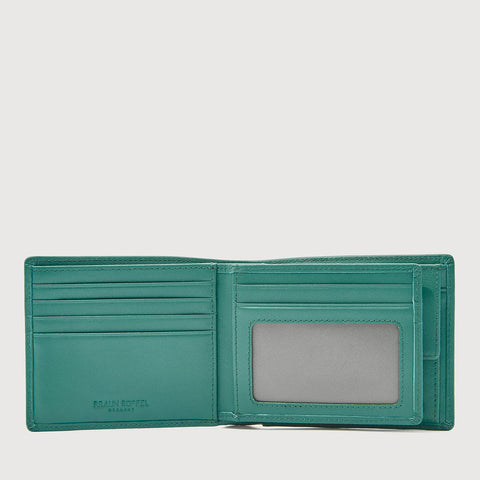 LUCIO CENTRE FLAP WALLET WITH COIN COMPARTMENT