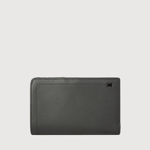 NANA BIFOLD 3/4 WALLET WITH EXTERNAL COIN COMPARTMENT