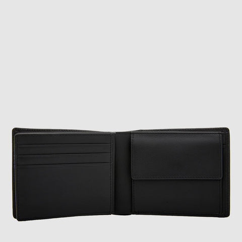 IKON CENTRE FLAP WALLET WITH COIN COMPARTMENT